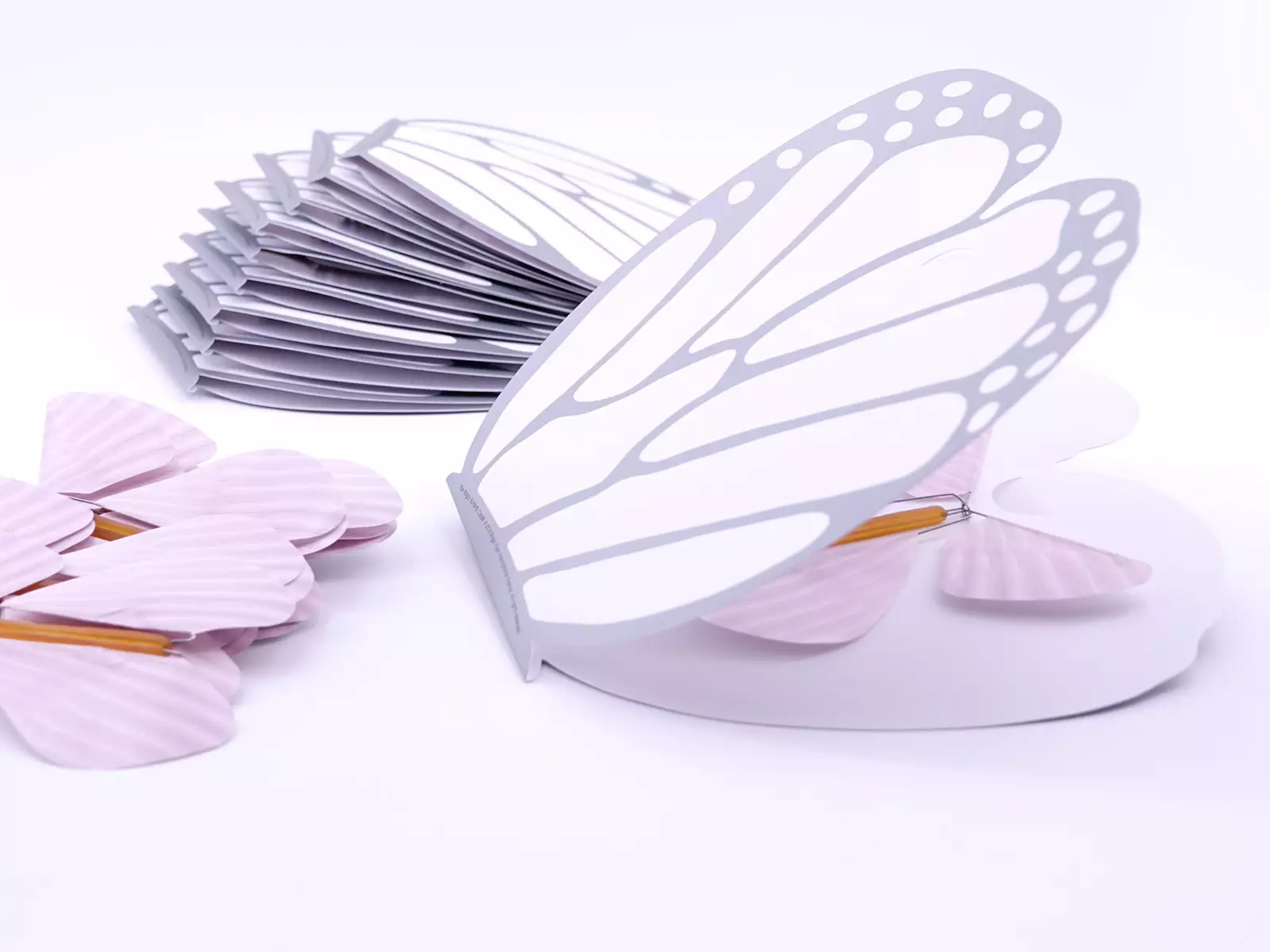 Magic Flyer shows Butterfly Cards with pink butterflies