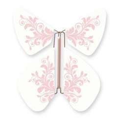 Butterfly Baroque Flower Pink Pastel