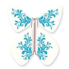 Butterfly Baroque Flower Turquoise