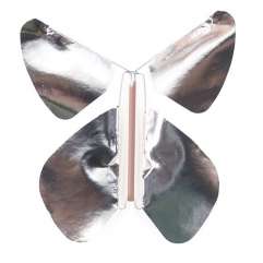 Butterfly Silver Metal