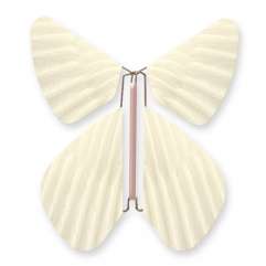 Butterfly Feathers Light Yellow