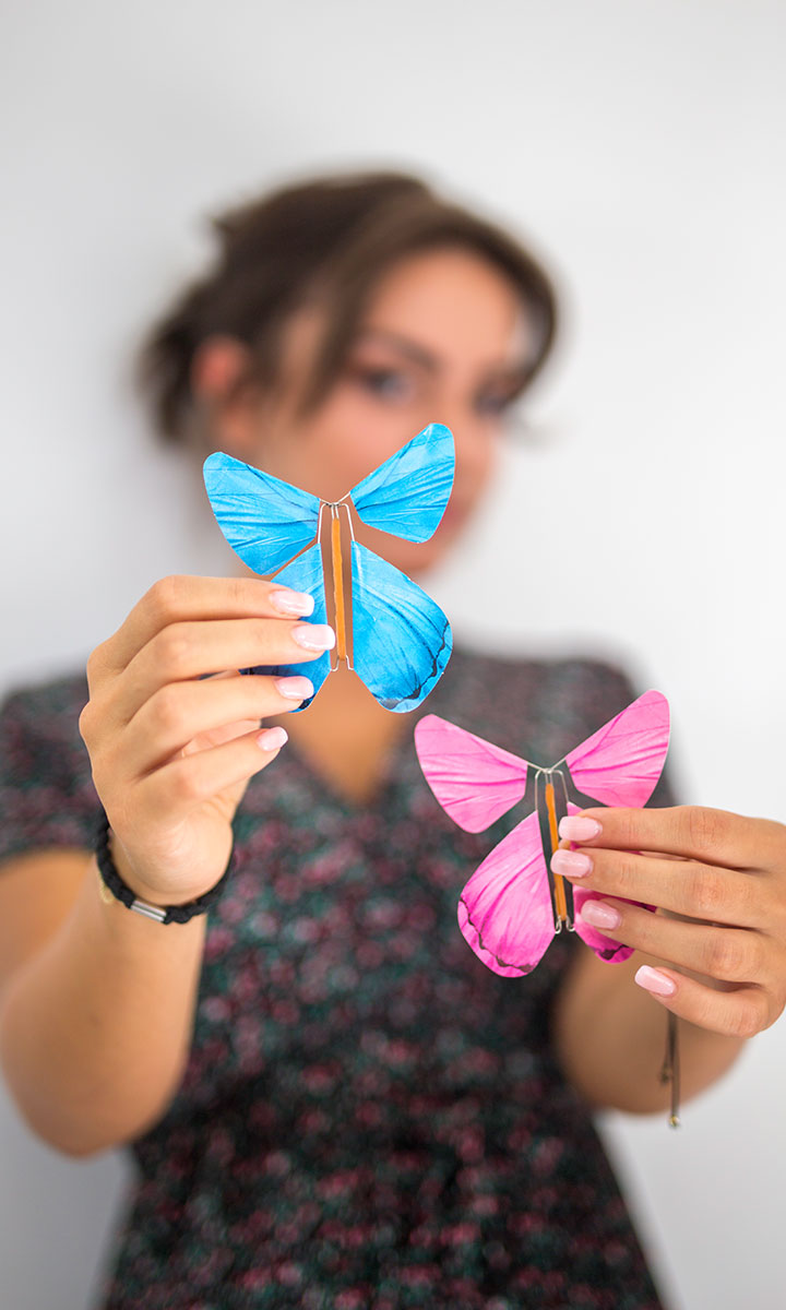 Papillon Volant, 15 Pièces Créatif Papillon Magique Ensemble de Jouets  élastique Papillon Accessoires Magiques pour Une Grande Surprise Cartes de  Remerciement Cartes de Noël Cadeaux (Couleur aléatoire